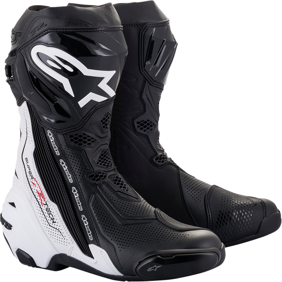 Supertech V Boots - Black/White - US 11.5 / EU 46 - Lutzka's Garage