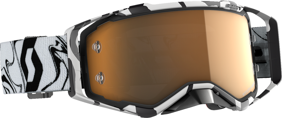 Prospect Amplifier Goggles - Marble Black/White - Gold Chrome Works