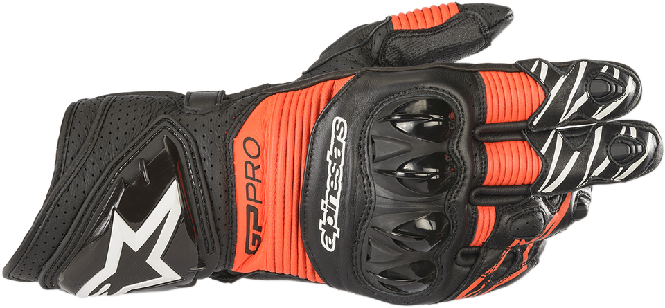 GP Pro RS3 Gloves - Black/Fluo Red - Medium - Lutzka's Garage