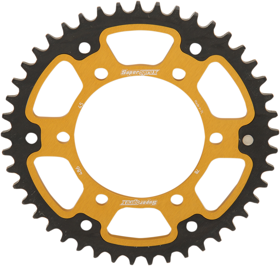 Stealth Rear Sprocket - 45 Tooth - Gold - Kawasaki/Yamaha/Suzuki - Lutzka's Garage