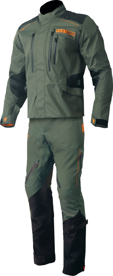 Range Jersey - Army Green/Orange - Small - Lutzka's Garage