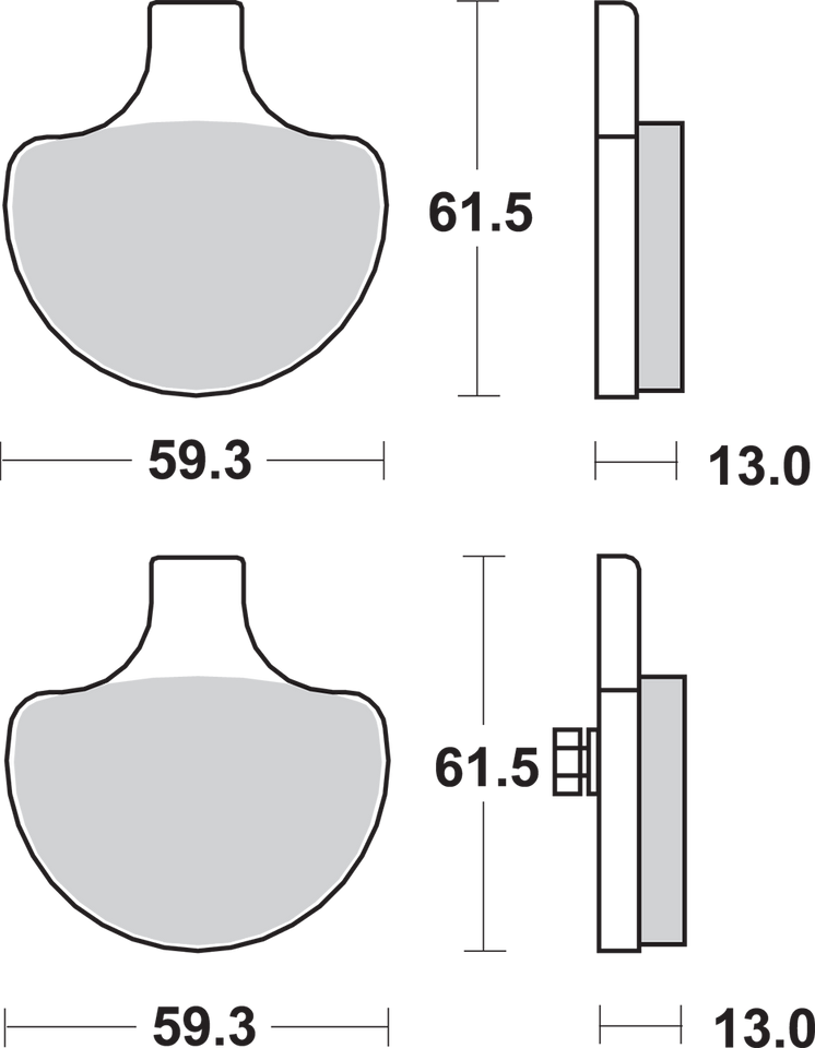 Sintered Brake Pads - Harley-Davidson