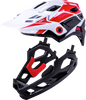Child Maya Full Face Helmet - Race - Gloss White/Red/Black
