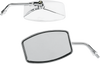 Mirror - "Big One"/Cruiser - Side View - Rectangle - M10 x 1.25 | M10 x 1.25 (Left Hand) - Chrome - Lutzka's Garage