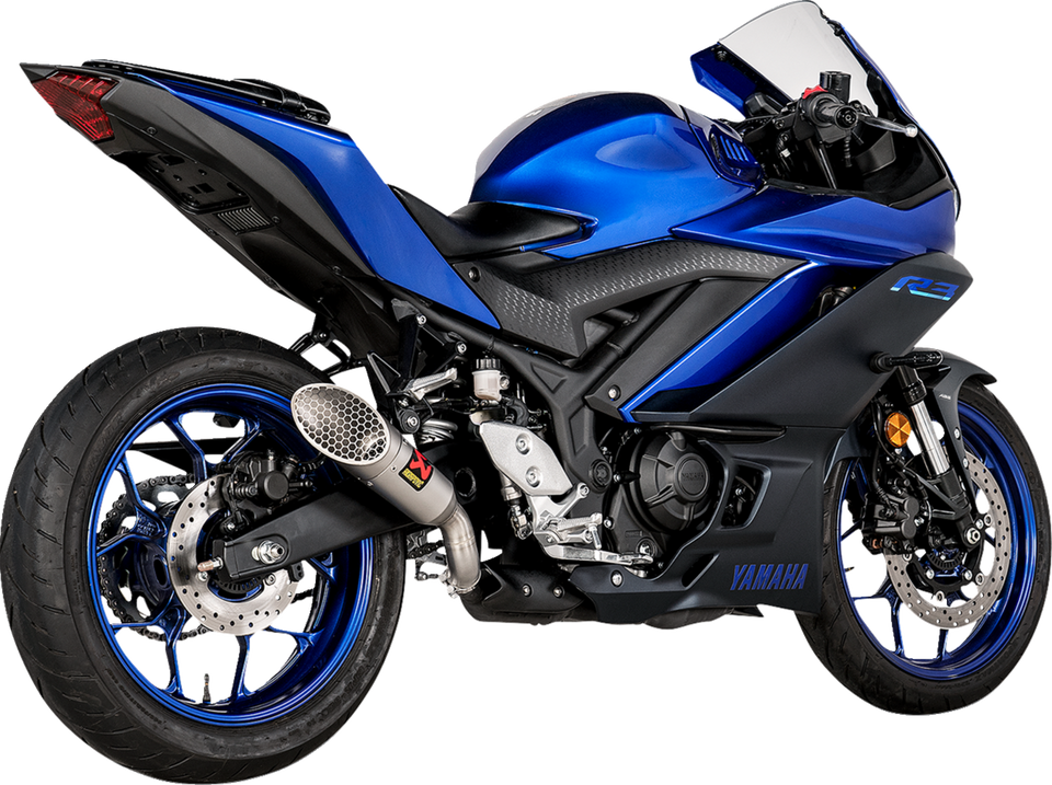 Slip-On Line Muffler - Titanium End Cap