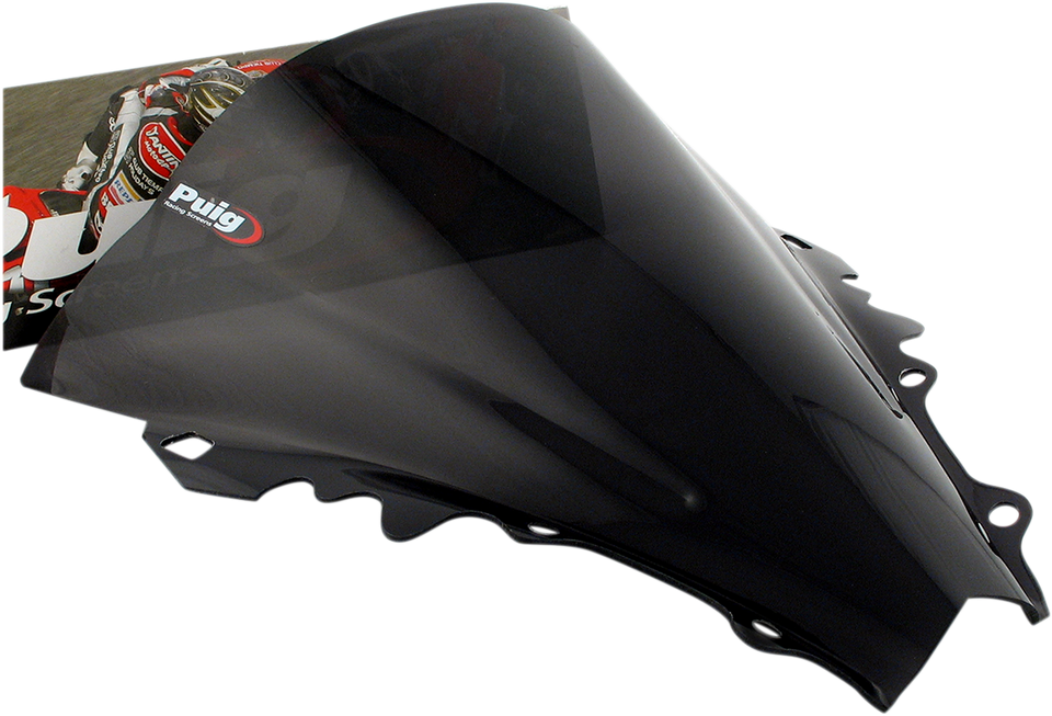 Race Windscreen - 12-1/2" - Dark Smoke - YZF-R6 - Lutzka's Garage