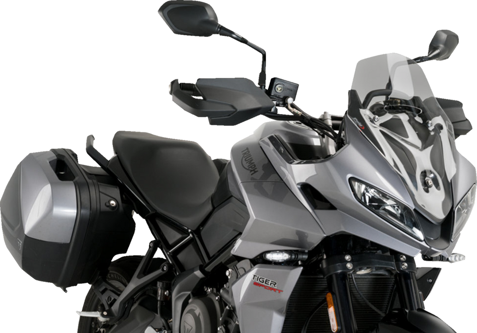 Sport Windscreen - 18" - Smoke - Tiger Sport 660 - Lutzka's Garage