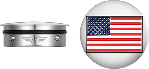 Swing Arm Covers - American Flag - Reversed