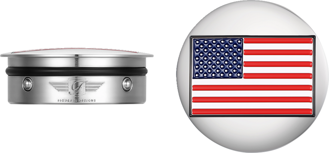 Swing Arm Covers - American Flag - Reversed