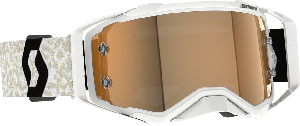 Prospect Amplifier Goggle - White/Black - Gold Chrome - Lutzka's Garage
