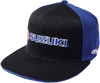 Suzuki Flexfit® Hat - Black/Blue - Small/Medium - Lutzka's Garage
