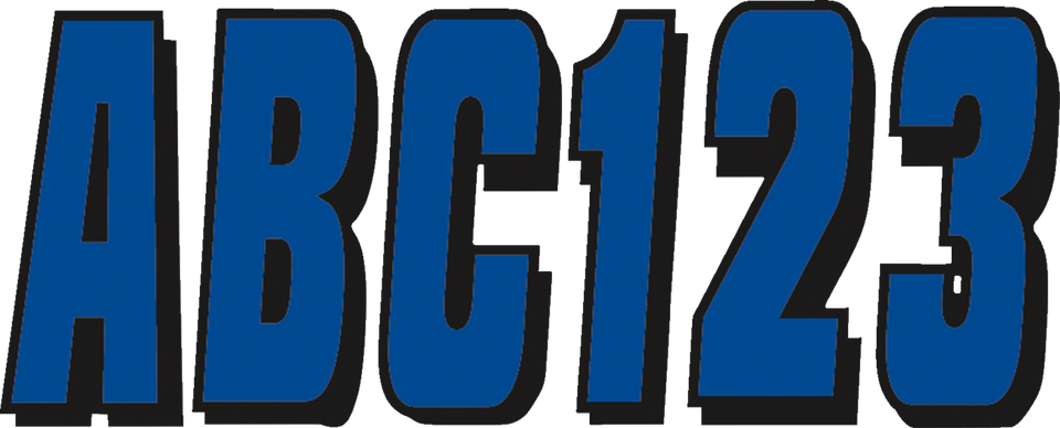 I.D. Sticker Kit - 320 Series - Blue - Lutzka's Garage