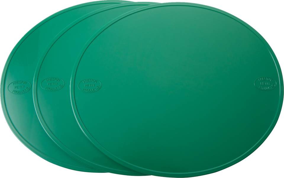 Number Plate - 3 Piece - Preston Petty - Green - Lutzka's Garage