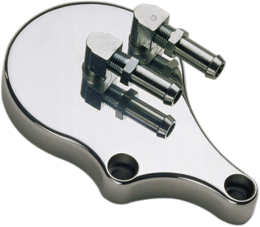 Slimline Oil Filter Mount - Chrome - Lutzka's Garage