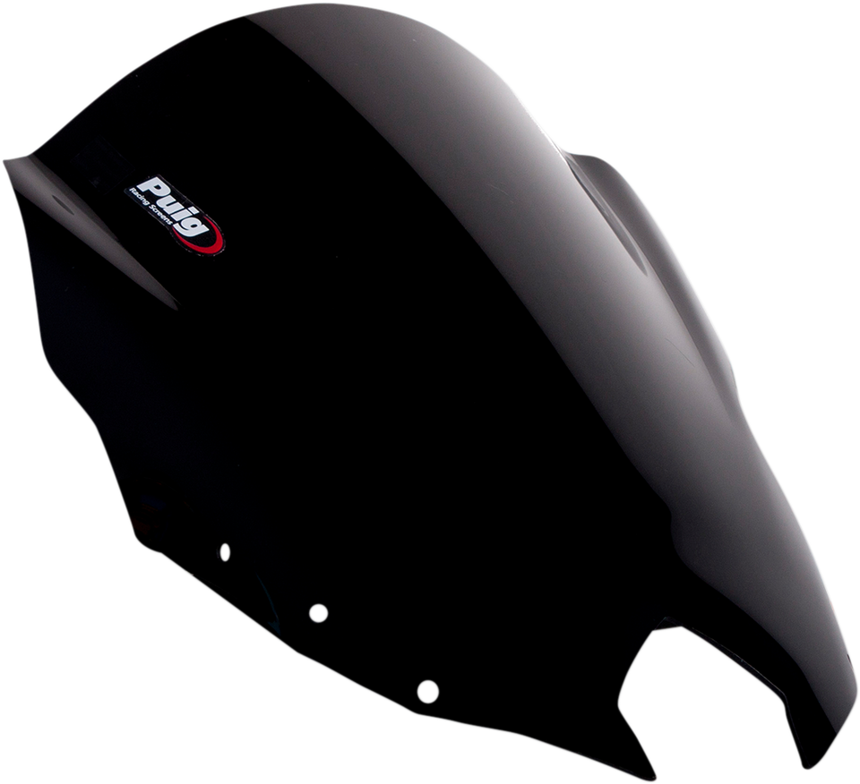 Race Windscreen - 15-3/8" - Black - FZ6R - Lutzka's Garage