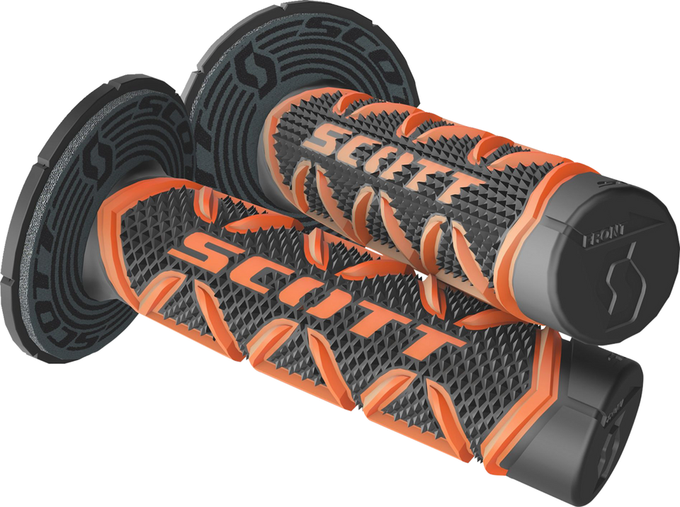 Grips - Diamond - Orange/Black - Lutzka's Garage