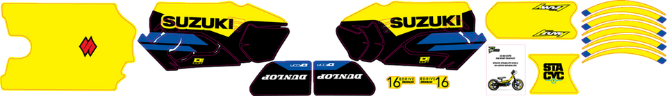 STACYC™ Stability Cycle Graphic Kit - 16" - Brushless - Suzuki - Lutzka's Garage
