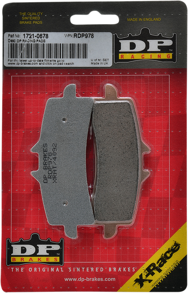 RDP Racing Brake Pads