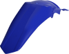 Fender - Rear - Blue - WR 250F/450F - Lutzka's Garage
