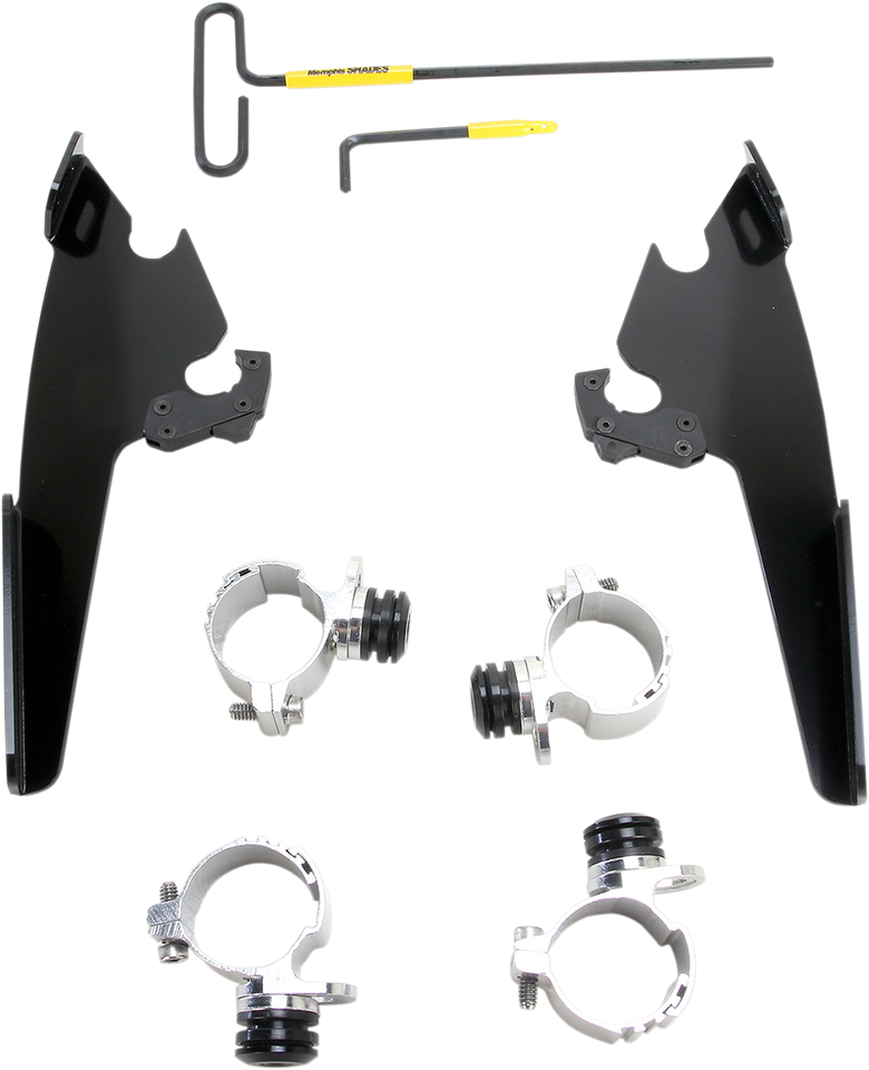 Fats/Slim Mounting Kit - Black - XL883 - Lutzka's Garage