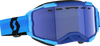 Fury Snow Cross Goggle - Blue/Black - Enhancer Blue Chrome - Lutzka's Garage