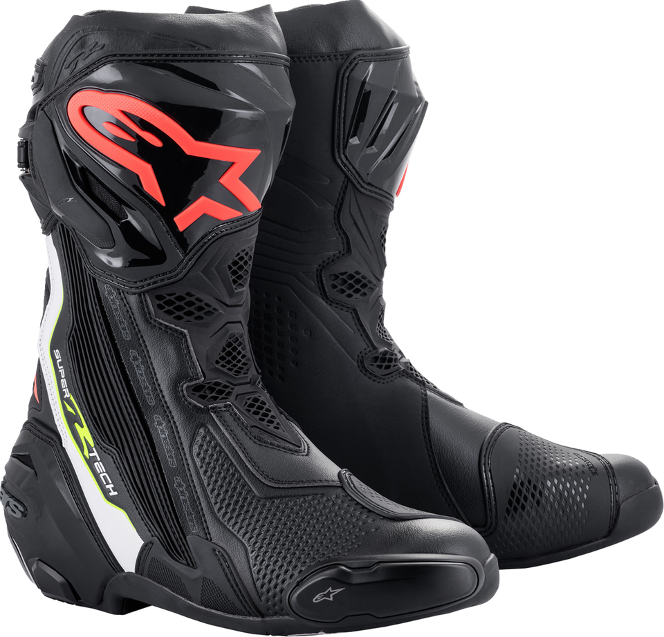 Supertech R Boots - Black/Red - US 12.5 / EU 48 - Lutzka's Garage
