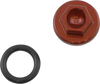 Oil Filler Plug - Red - Honda - Lutzka's Garage