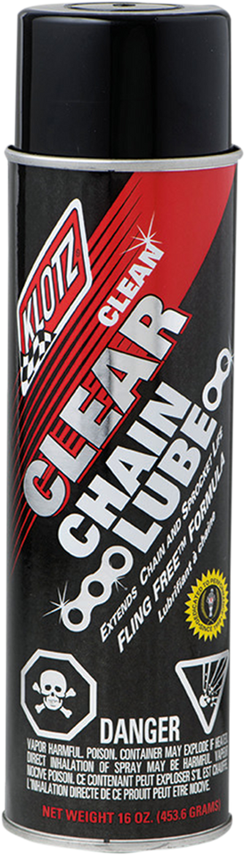 Clear Chain Lube - 16 oz. net wt. - Aerosol