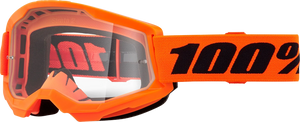 Strata 2 Goggle - Neon Orange - Clear - Lutzka's Garage