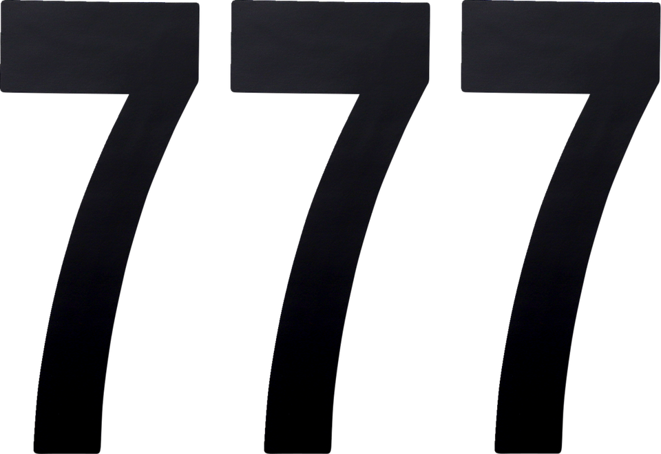 FX Number 7 - Black - 8" - Lutzka's Garage