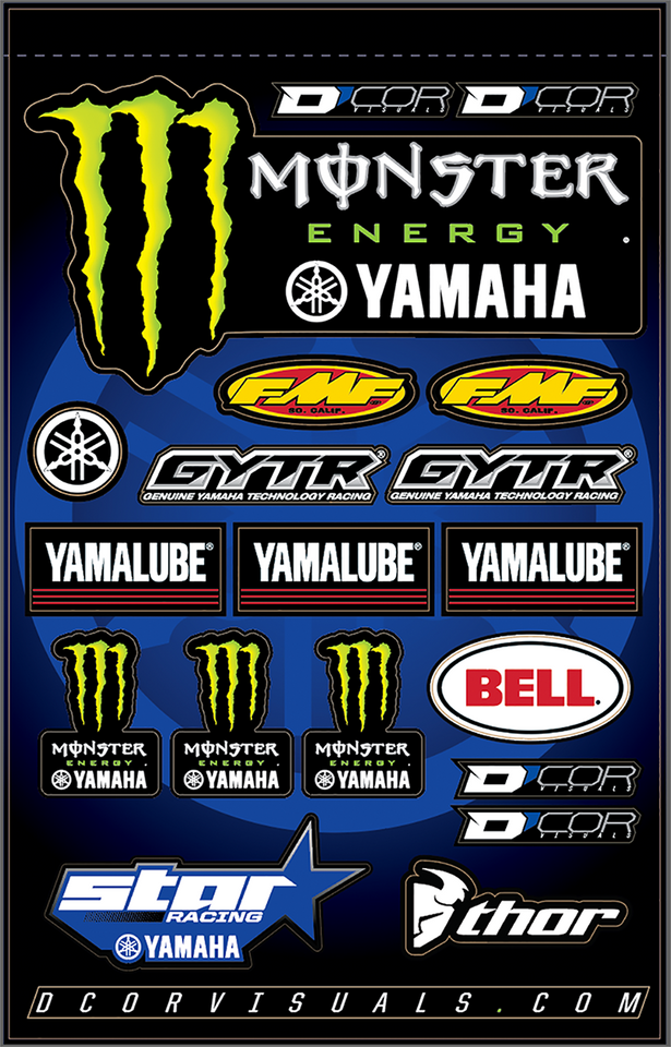 Decal Sheet - Star Yamaha/Monster