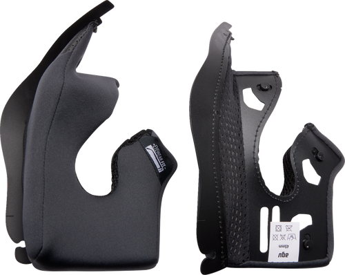 K3 Cheek Pads - Gray/Black - 35 mm - Lutzka's Garage