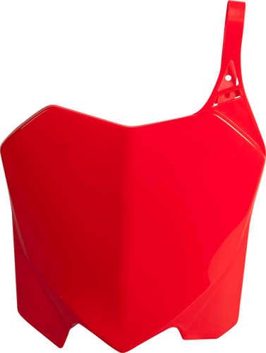 Number Plate - Red - CRF 250R/450R - Lutzka's Garage