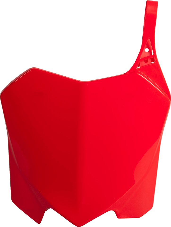 Number Plate - Red - CRF 250R/450R - Lutzka's Garage