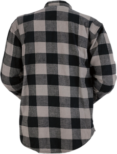 Duke Flannel Shirt - Gray/Black - Medium - Lutzka's Garage