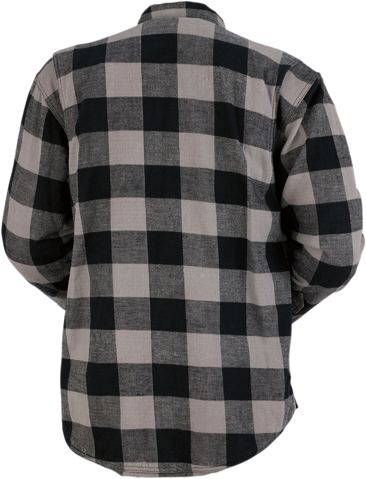 Duke Flannel Shirt - Gray/Black - Medium - Lutzka's Garage