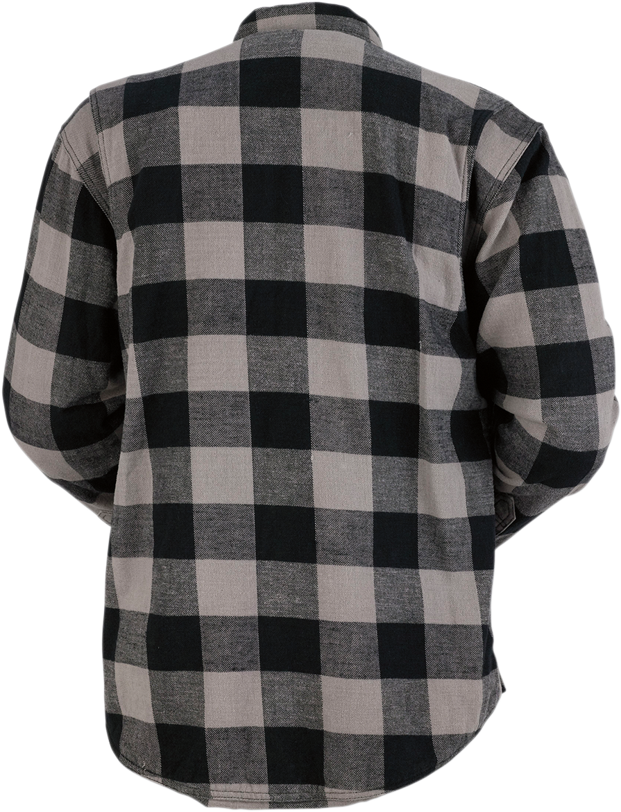 Duke Flannel Shirt - Gray/Black - Medium - Lutzka's Garage