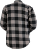 Duke Flannel Shirt - Gray/Black - Medium - Lutzka's Garage
