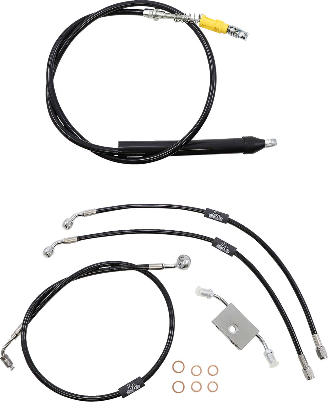 Handlebar Cable/Brake Line Kit - Quick Connect - 18