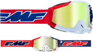 PowerBomb Goggles - US of A - Gold - Lutzka's Garage