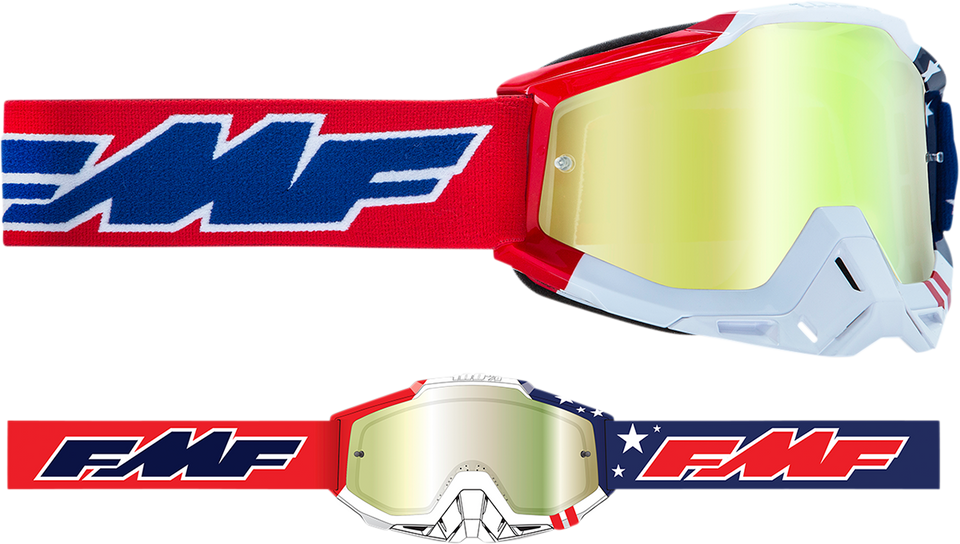 PowerBomb Goggles - US of A - Gold - Lutzka's Garage