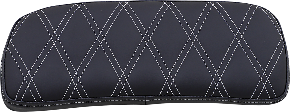 Chopped Tour-Pak Pad - Double Diamond - Black/Silver - Lutzka's Garage