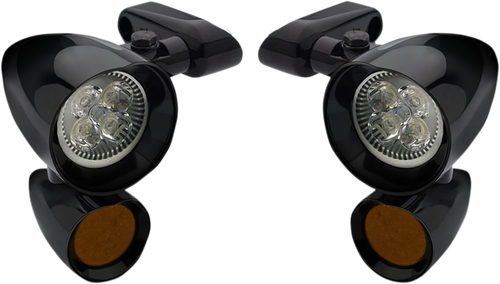 Spotlight - Turn Signal - Black - Lutzka's Garage