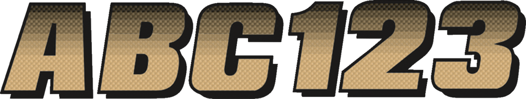 I.D. Sticker Kit - 200 Series - Beige Gradation