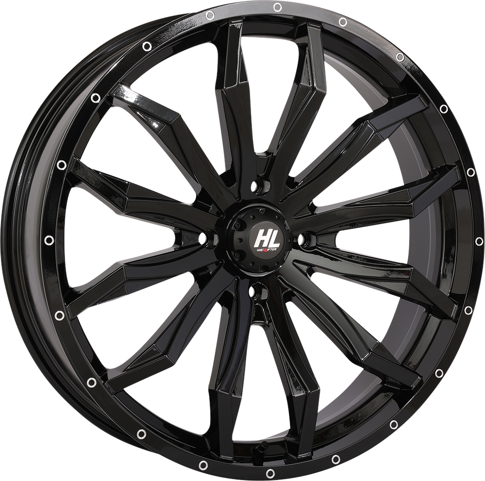 Wheel - HL21 - Front/Rear - Gloss Black - 22x7 - 5/4.5 - 4+3 (+10 mm) - Lutzka's Garage