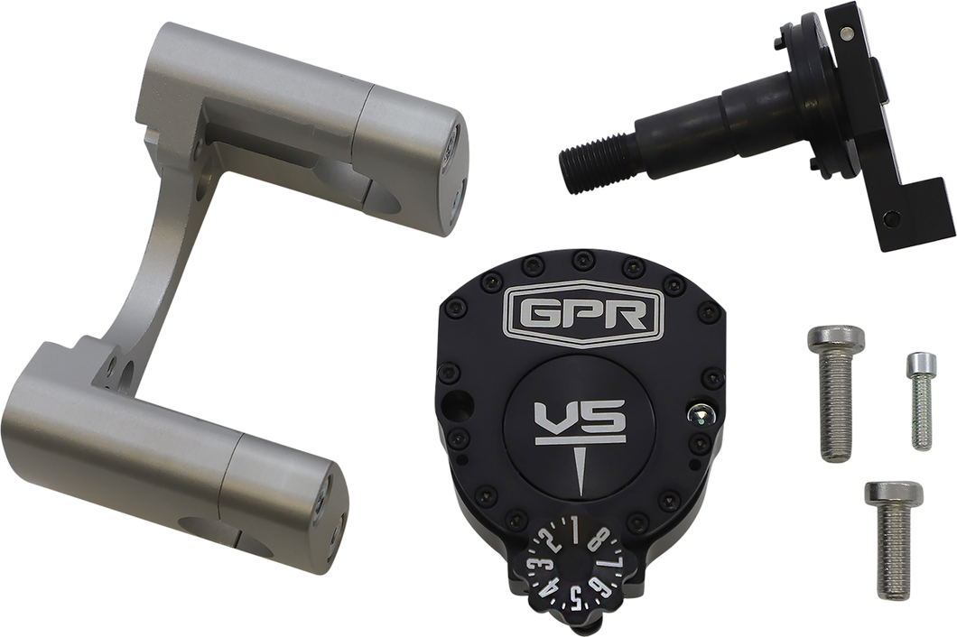 V5-S Steering Damper - Black - R1200GS - Lutzka's Garage