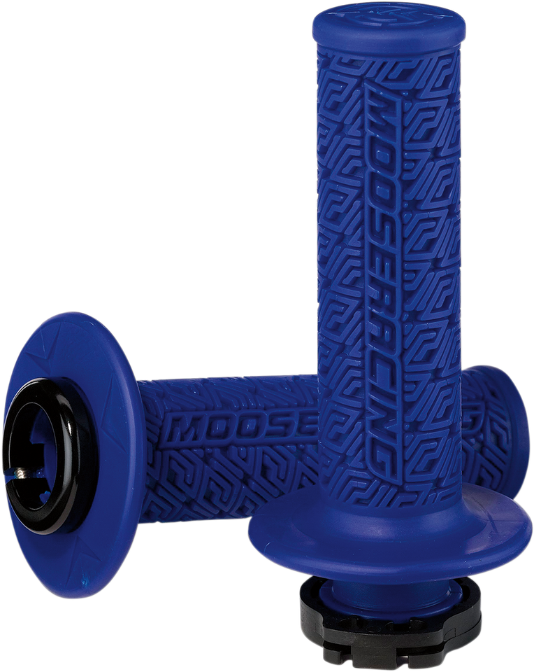 Grips - Lock-On - Blue/Black - Lutzka's Garage