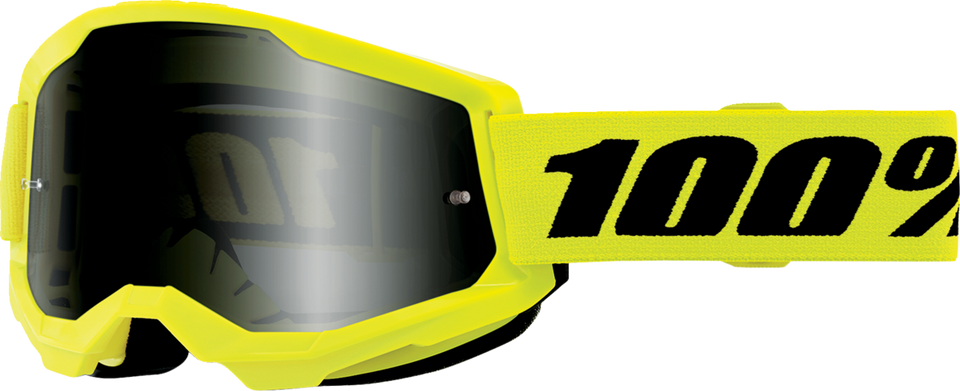 Strata 2 Sand Goggle - Neon Yellow - Smoke - Lutzka's Garage