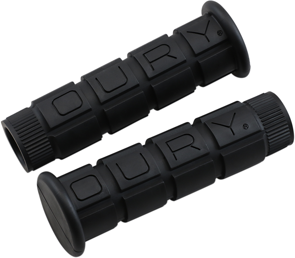 Grips - Single Compound - No Flange - Black - Lutzka's Garage