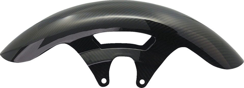 Front Fender - Cafe - 19" - Black - Lutzka's Garage